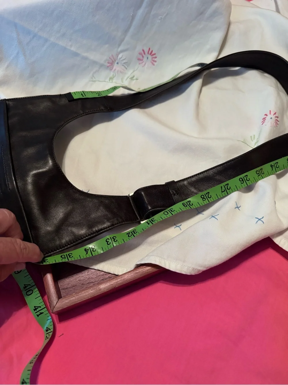 Prada Black Leather Messenger Bag